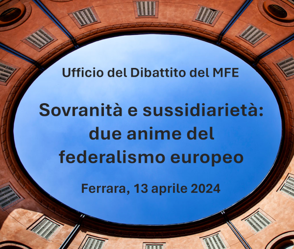 Ufficio del Dibattito, Ferrara 13/4/2024