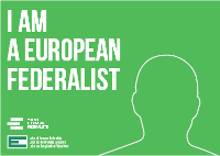 I am a european federalist