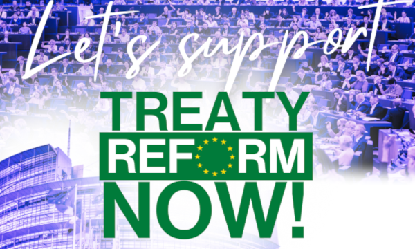 Il MFE e l’UEF salutano con grande speranza lo storico voto sulla riforma dei Trattati europei votata oggi dal Parlamento europeo