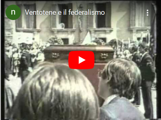 1986, muore Altiero Spinelli - i federalsiti devono farsi carico del bisogno di Europa