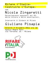 Convegno "Rifare l'Italia, Costruire l'Europa"