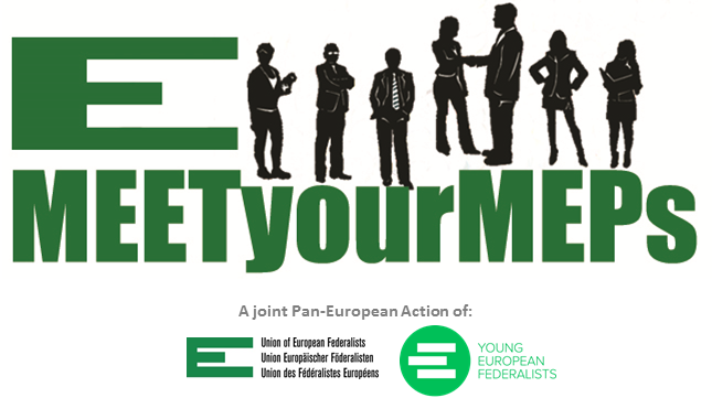 Logo dell'azione Meet your MEPs