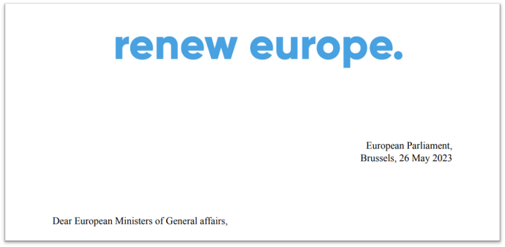 Renew Europe chiede al Consiglio dell’UE di promuovere una Convenzione per la riforma dei Trattati